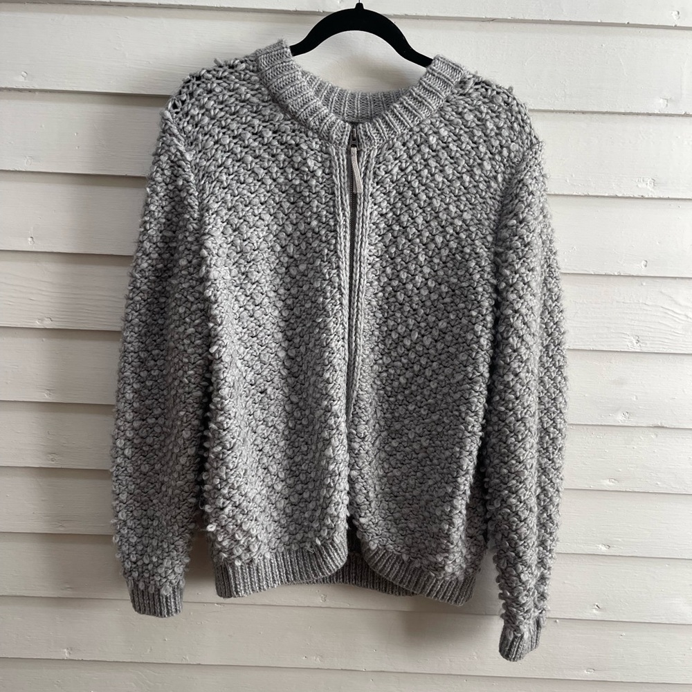 Lucky Brand Knit Bomber Jacket